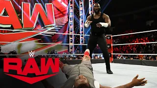 Omos destroys Reggie amidst 24/7 Title chaos: Raw, Jan. 17, 2022