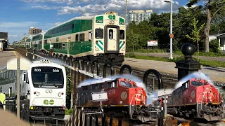 Railfanning at Brampton GO with ​⁠@Friendlyneighbourhoodrailfan and@GamingRailfanner