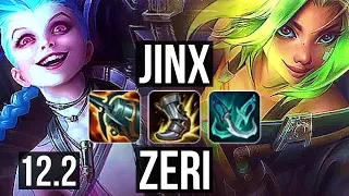 JINX & Janna vs ZERI & Yuumi (ADC) | Rank 3 Jinx, 3/0/2, Rank 11 | BR Challenger | 12.2
