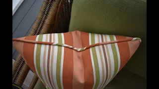 How to Sew, Apply, and Join Welt on a Pillow