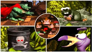 Donkey Kong Country - All Bosses (No Damage)