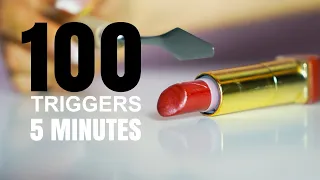 100 Triggers in 5 Minutes 🌸 ASMR Challenge