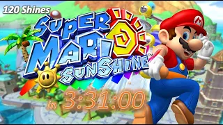 Super Mario Sunshine (3DAS) 120 Shines in 3:31:00