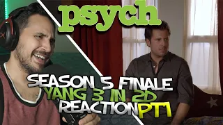 Psych FIRST TIME Reaction | Season 5 FINALE Episode 16 | Yang 3 in 2D Part 1