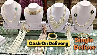 Hyderabad Real Pearls Jewellery Set Pearls Choker Neck Set Charminar Wholesale Ladbazar