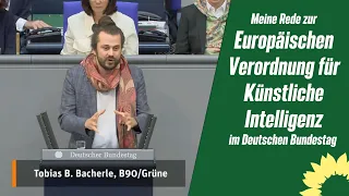 Wie geht nochmal Europäische Gesetzgebung? - Meine Rede zum AI Act im Deutschen Bundestag