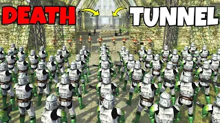 General Grievous' DEATH TUNNEL of Hell! - Men of War: Star Wars Mod Battle Simulator