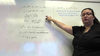 Basic triangle problems using the Laws of Sines and Cosines.  The Ambiguous case.