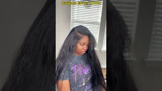 Classic Tutorial: Sew-in Weave On Braiding Hair | Side Part Invisible Install Ft.#elfinhair