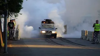 Volvo 244 burnout @ Springmeet 2018