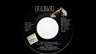 Feliz Navidad - Jose Feliciano 1970  45rpm