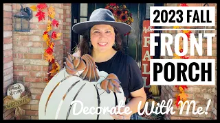 🍁 New 🍁 2023 Fall Front Porch 🍁 Decorate With Me 🍂 Fall Front Porch Decor Ideas 🍁 Fall Decor 🍂