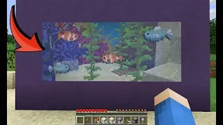 Minecraft Tutorial - Como fazer um AQUÁRIO para seus PEIXES