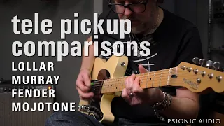 Tele Pickup Comparisons | Lollar | Murray | Fender | Mojotone