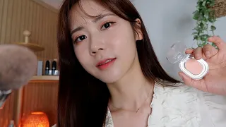 ASMR.SUB Doing your sunny spring date makeup🌷