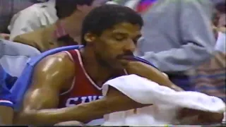 Julius “Dr. J” Erving 20pts/8asts/Half-Court Game Winner vs Mavericks (1986)