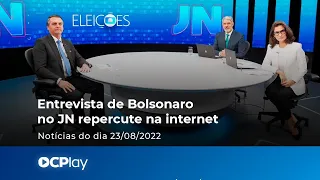 Entrevista de Bolsonaro no Jornal Nacional repercute na internet