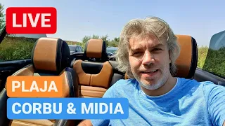 🔴 LIVE - Merg la 2 PLAJE mai puțin cunoscute, CORBU & MIDIA