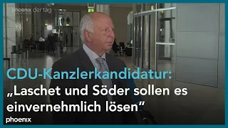 Gespräch mit Eckhardt Rehberg (CDU, Sprecher der Landesguppe Mecklenburg-Vorpommern) am 14.04.21