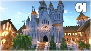 Minecraft: How to Build a Medieval Castle | Huge Medieval Castle Tutorial - Part 1