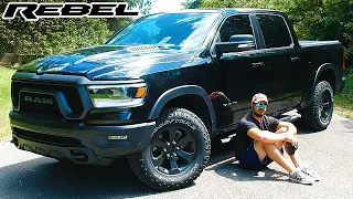 I bought a RAM 1500 Rebel Black! First impressions