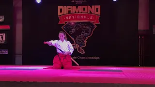 Julia Plawker Sword Form  Diamond Nationals 2019