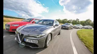 Alfa Romeo Giulia vs Audi A4 vs BMW 3 Series vs Jaguar XE vs Mercedes C-Class