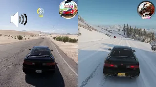 Forza Horizon 5 vs 4 gameplay, and engine sounds comparison ACURA INTEGRA TYPE R 2001