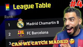 FCB : ROAD TO WIN THE LEAGUE #4 | THE RACE KEEPS GOING WITH REAL MADRID 😮‍💨 eFootball mobile