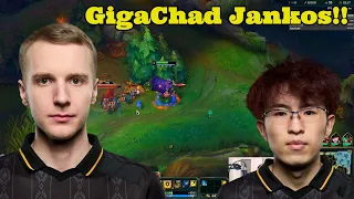 Jankos Shows Evi How Strong Pantheon Jungle Is In Challeneger!!