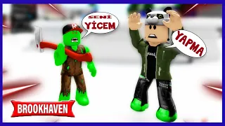 Zombi Oldum!! Abim Şaşırdı [ Panda ile roblox pro Brookhaven harika Roleplay kralı ]