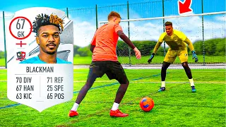 How Good is a 67 Rated PRO GOALKEEPER in REAL LIFE? (Football Challenge)