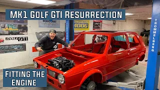 FittingThe Engine 1983 Mk1 Golf GTI Restoration 1.8 20v t Engine Swap