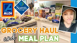 ALDI GROCERY HAUL & PRODUCT REVIEW | WEEKLY MEAL PLAN | SAM'S CLUB HAUL