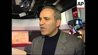 Leader of opposition Gary Kasparov gives interview to radio