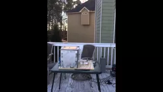 Combustible Dust Demo Box Slow Motion