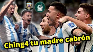 Argentina 2 - 0 México - REACCION - Padre e hijo ARGENTINOS LOCOS - Mundial Qatar 2022