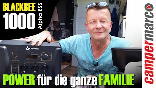 Powerstation an Landstromdose Wohnmobil - geht das? | Blackbee 1000 Powerstation | Alpha ESS