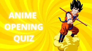 ANIME OPENING QUIZ - 50 Openings [VERY EASY - VERY HARD]