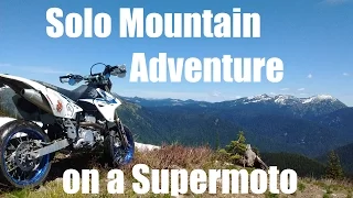 Solo Mountain Adventure on a Supermoto