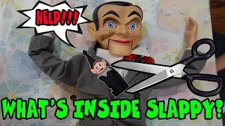 What's Inside Slappy? Slappy Ate The Mean Elf On The Shelf!!