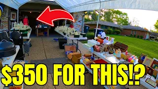 I REFUSED TO PAY HIS PRICE AT THIS YARD SALE