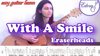 WITH A SMILE Guitar Tutorial with on-screen Tabs - Eraserheads