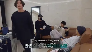 Jeon jungkook being the best maknae OBEYED HIS Hyungs
