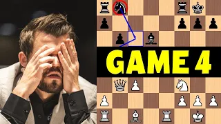 Carlsen vs Nepomniachtchi | Game 4 - 2021 FIDE World Chess Championship