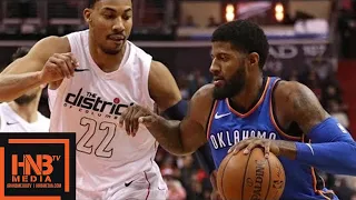 Oklahoma City Thunder vs Washington Wizards Full Game Highlights / Jan 30 / 2017-18 NBA Season