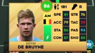 dls 2023 l nâng max Kevin De Bruyne 86