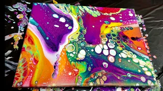 Best Way to Pour Acrylic Paint Using Silicone Oil!