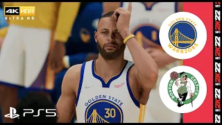 Warriors vs Celtics 2022 NBA Finals game 1 | NBA 2k22 | PS5 Game Play Realistic Graphics 4K UHD