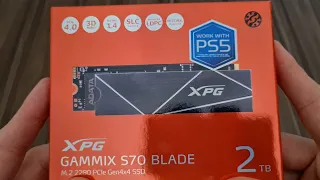 Unboxing! XPG Gammix S70 Blade 2TB + Pendrive Kingston Exodia 32GB